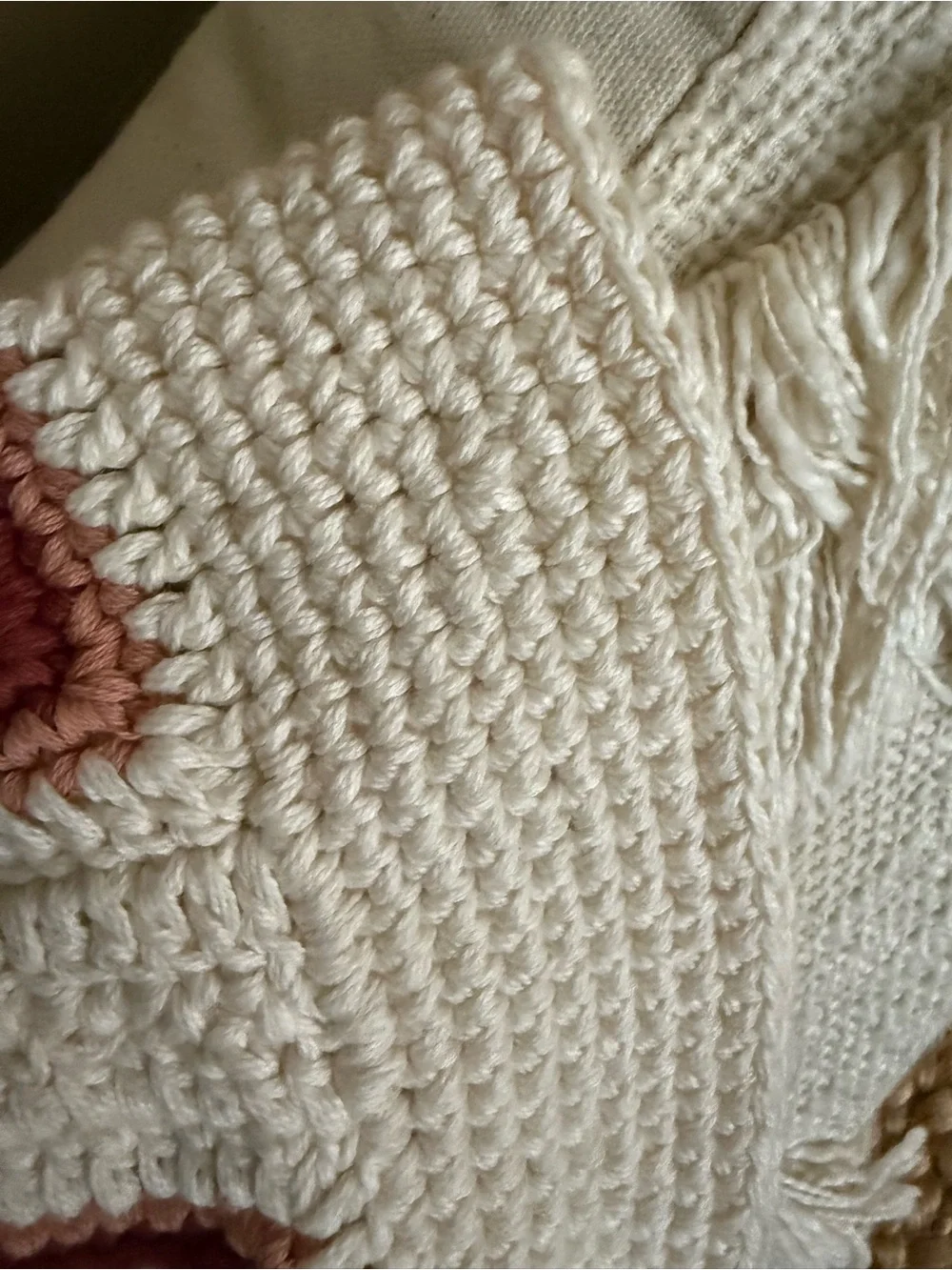 Free People Sofie Crochet Bucket Hat in Ivory NWT